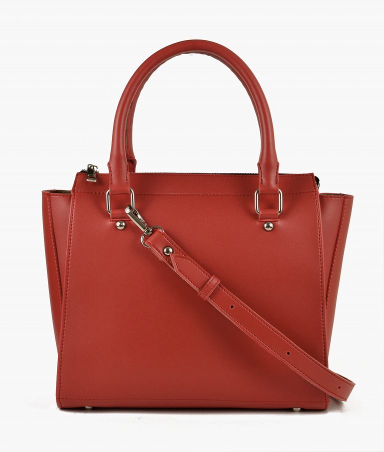 Red classic top-handle