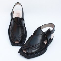 Double Sole Black Norozi Chappal
